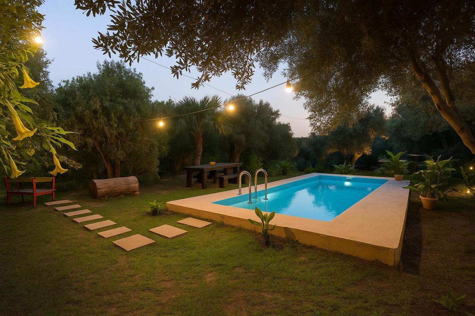Sofiana'S Garden Retreat With Private Pool Apartment Dhrapaniás Exterior foto
